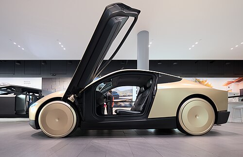 Tesla Cybercab Side Profile